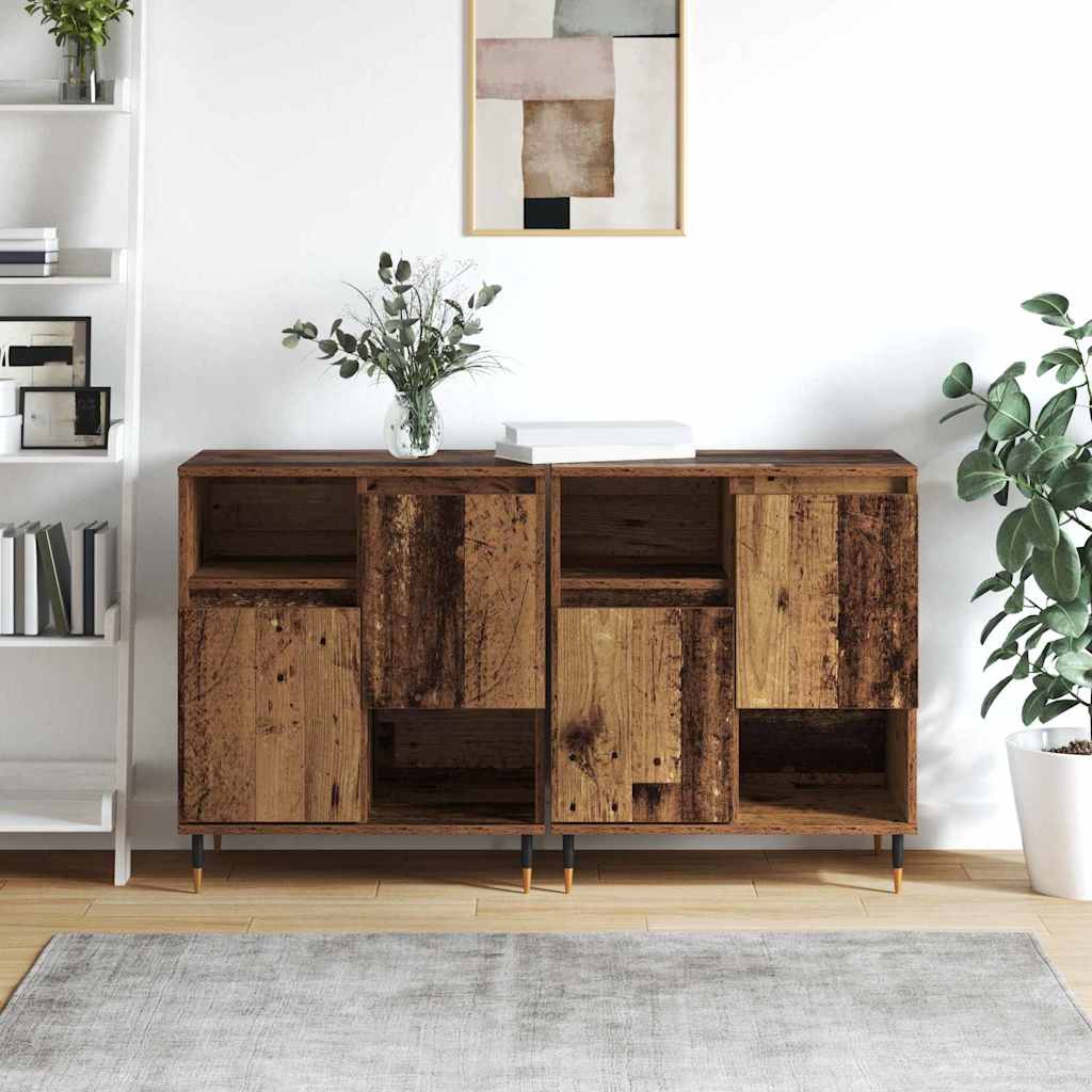 Sideboards 2 pcs Legno vecchio 120 x 35 x 70 cm - homemem39