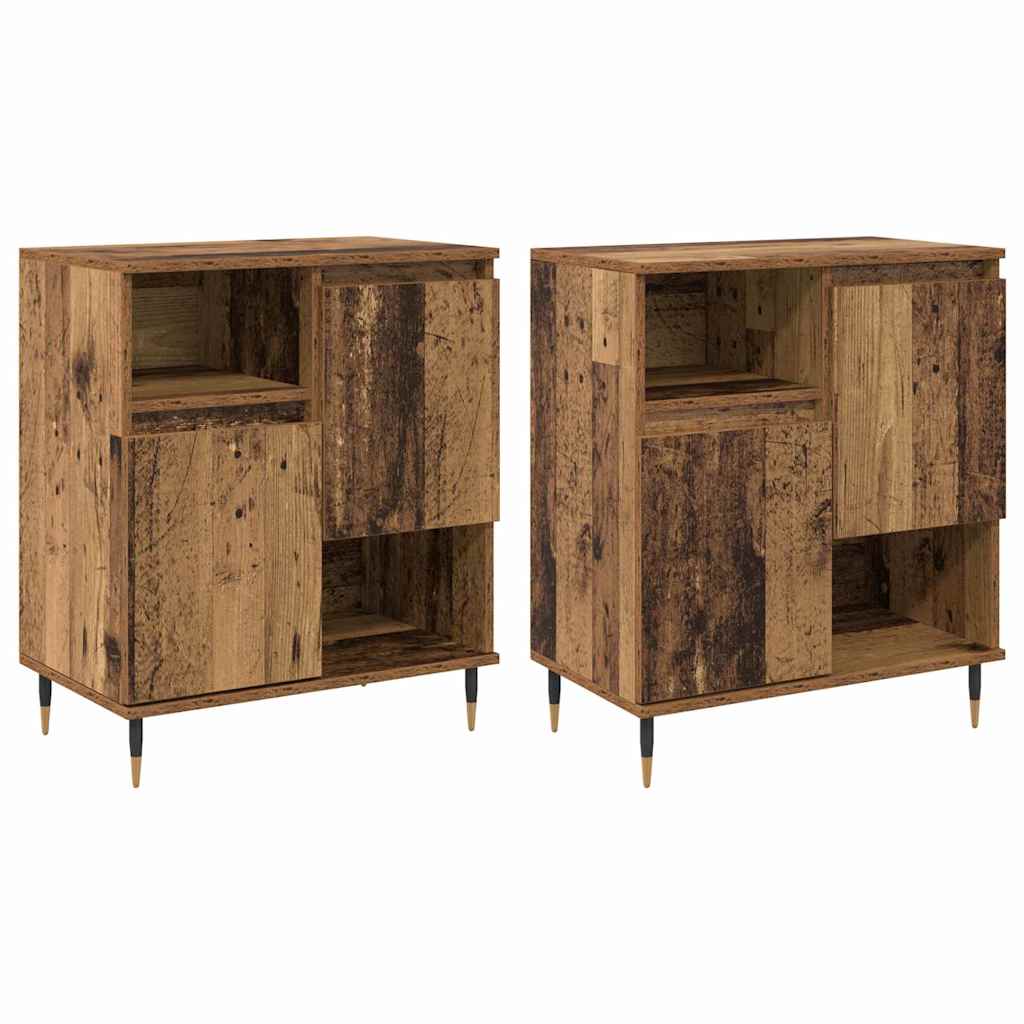 Sideboards 2 pcs Legno vecchio 120 x 35 x 70 cm - homemem39