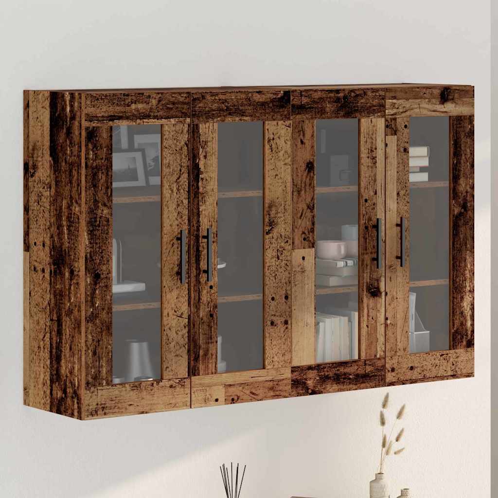 Armadi da Muro 2 pcs Legno vecchio 69,5 x 34 x 90 cm - homemem39