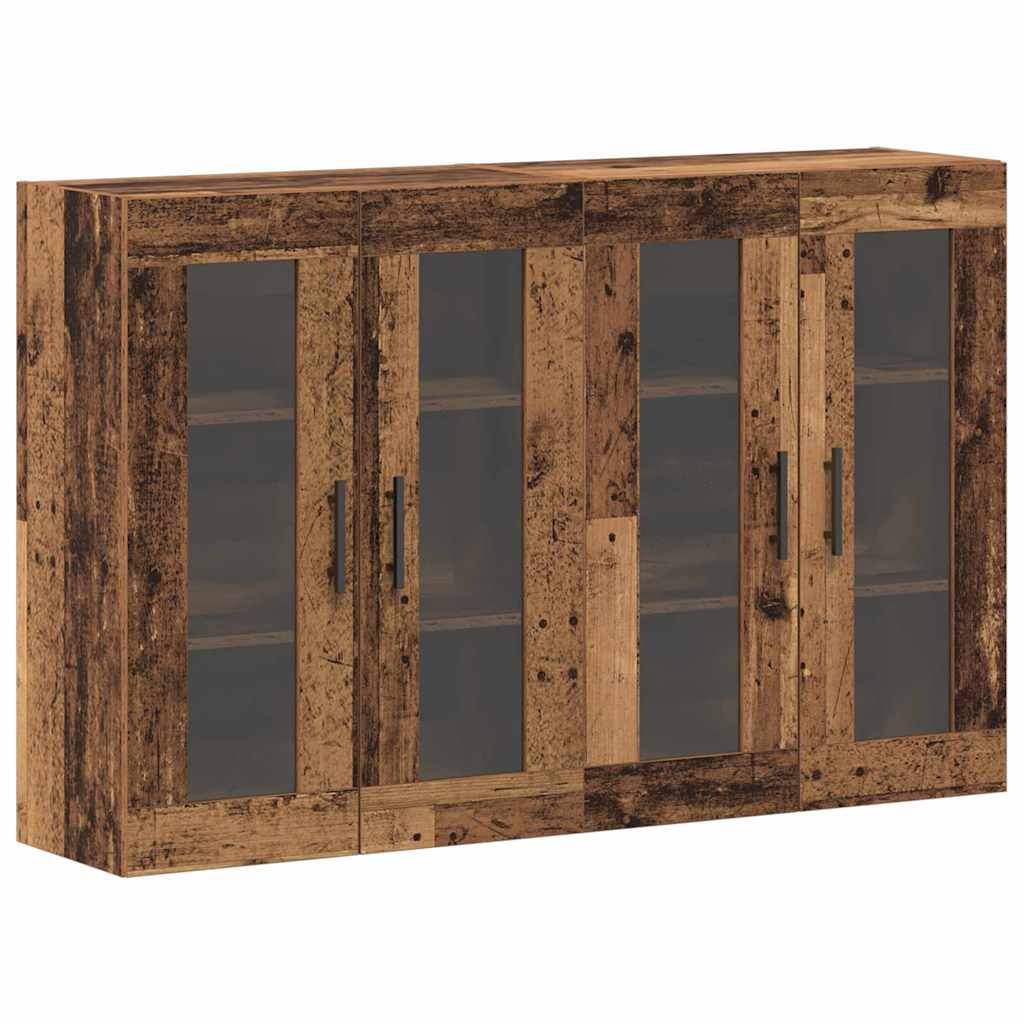Armadi da Muro 2 pcs Legno vecchio 69,5 x 34 x 90 cm - homemem39