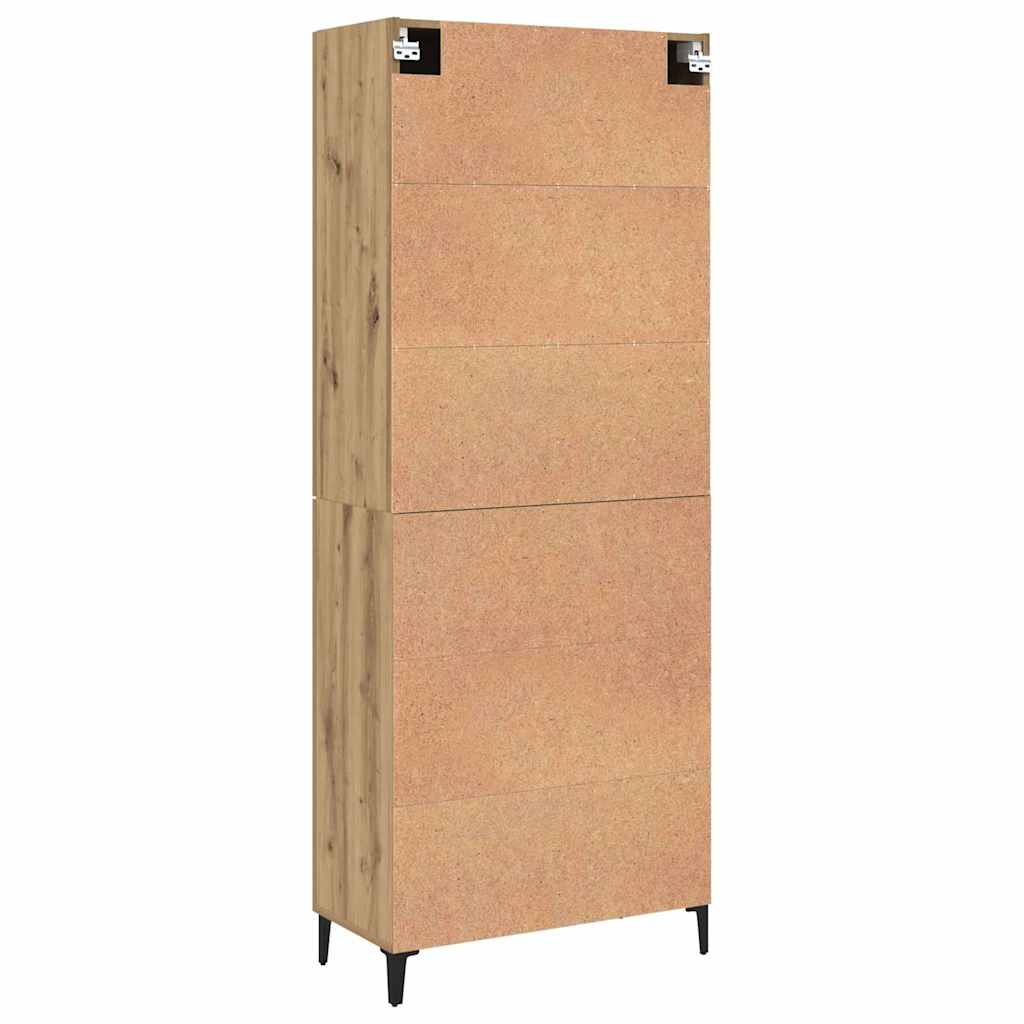 Credenza rovere artigianale 69,5 x 34 x 180 cm - homemem39