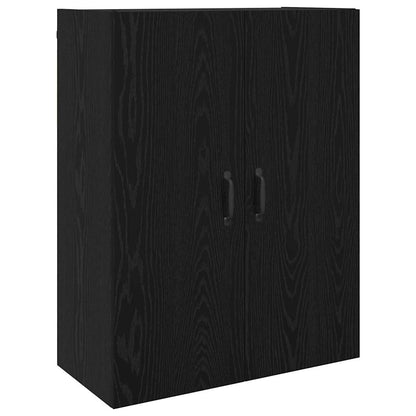 Credenza Rovere nero 69,5 x 34 x 180 cm Legno multistrato - homemem39