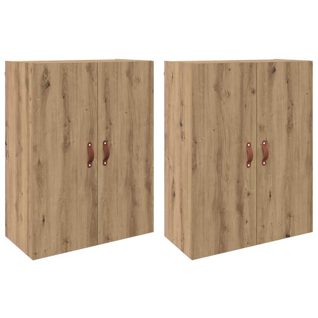 Armadi da Muro 2 pcs rovere artigianale 69.5 x 34 x 90 cm - homemem39