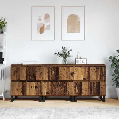 Sideboards 3 pcs Legno vecchio 180 x 35 x 70 cm - homemem39