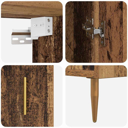 Credenza Legno vecchio 69,5 x 34 x 180 cm Legno multistrato - homemem39