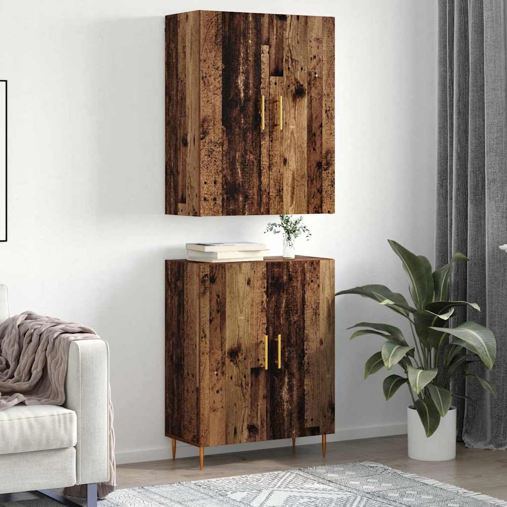 Credenza Legno vecchio 69,5 x 34 x 180 cm Legno multistrato - homemem39
