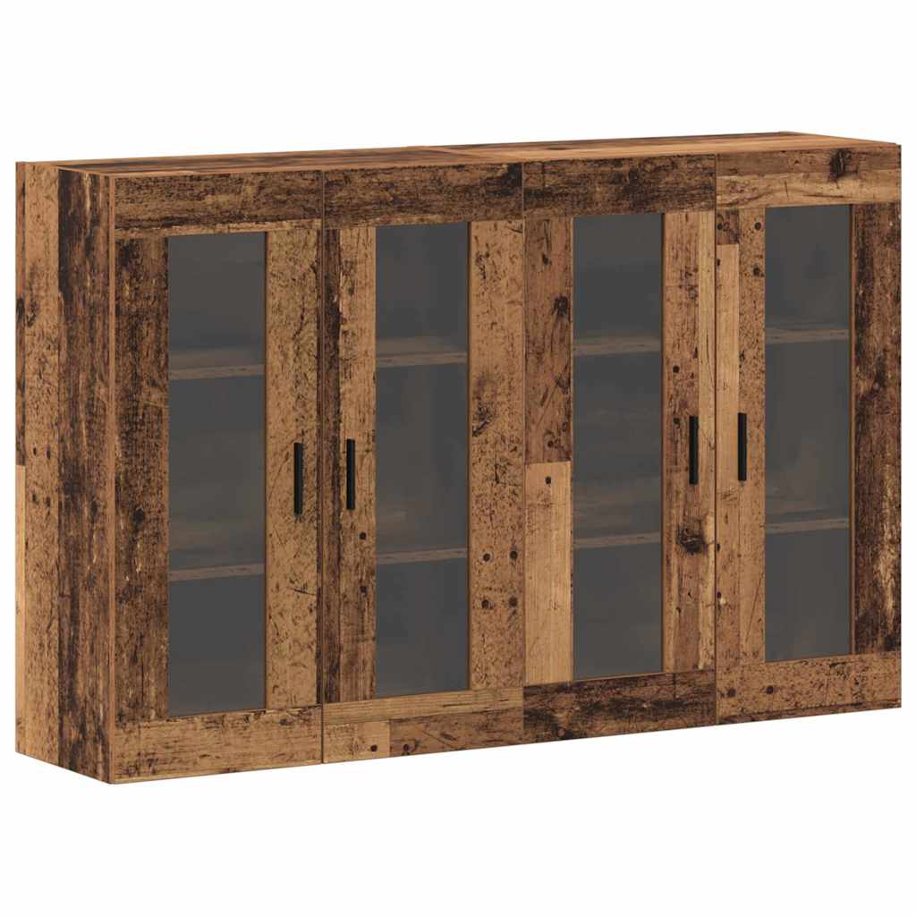 Armadi da Muro 2 pcs Legno vecchio 69,5 x 34 x 90 cm - homemem39