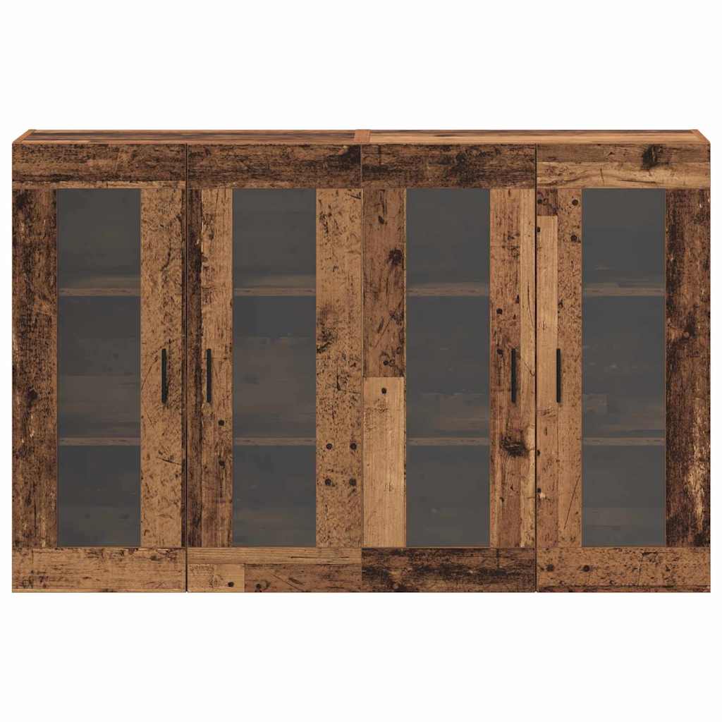 Armadi da Muro 2 pcs Legno vecchio 69,5 x 34 x 90 cm - homemem39