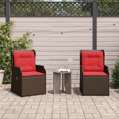 Panchina da giardino 2 pcs Marrone polyrattan | homemem39