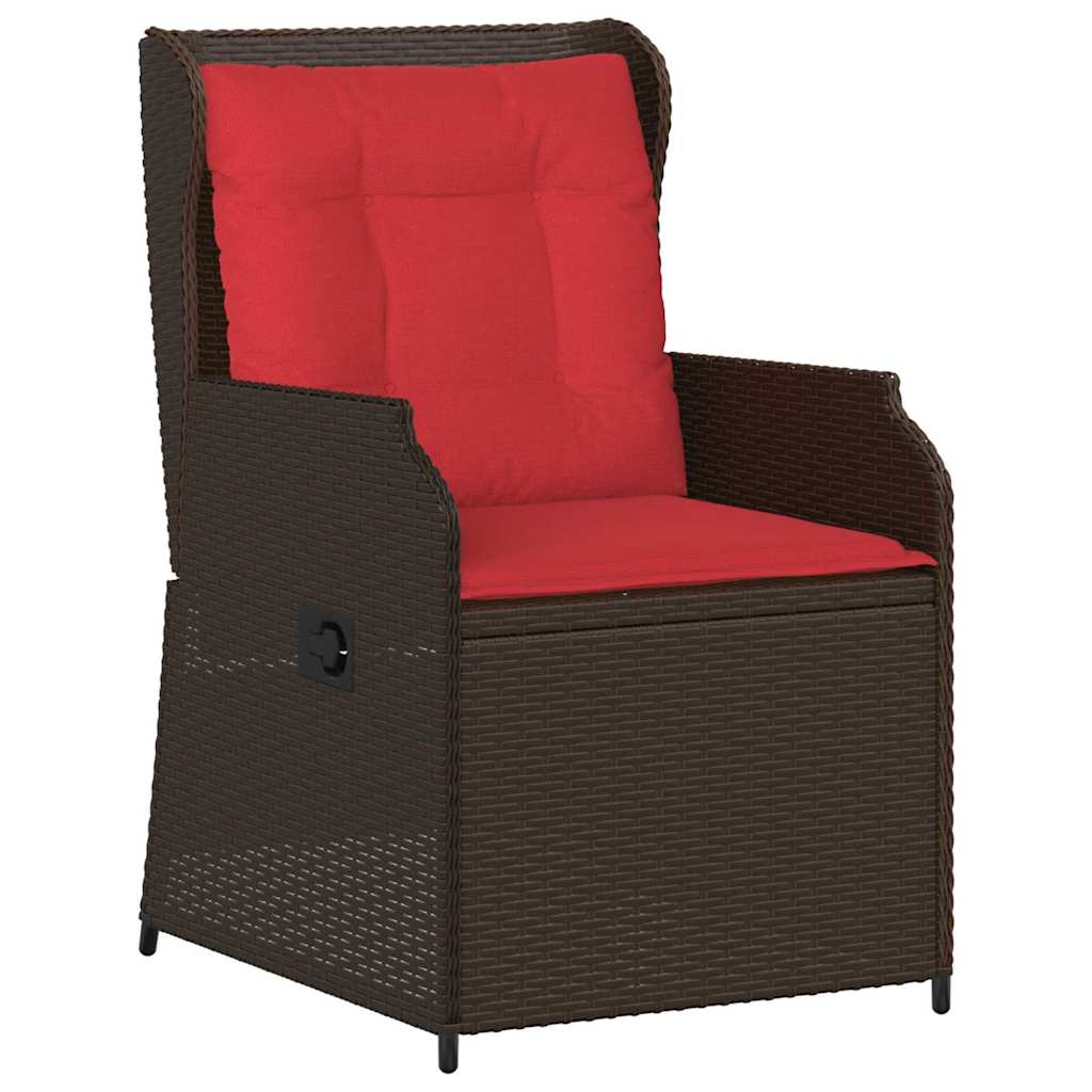 Panchina da giardino 2 pcs Marrone polyrattan | homemem39