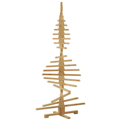 Albero di Natale in legno Marrone 180 cm Legno di pino massello