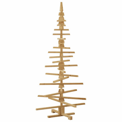 Albero di Natale in legno Marrone 180 cm Legno di pino massello
