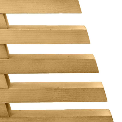 Albero di Natale in legno Marrone 210 cm Legno di pino massello