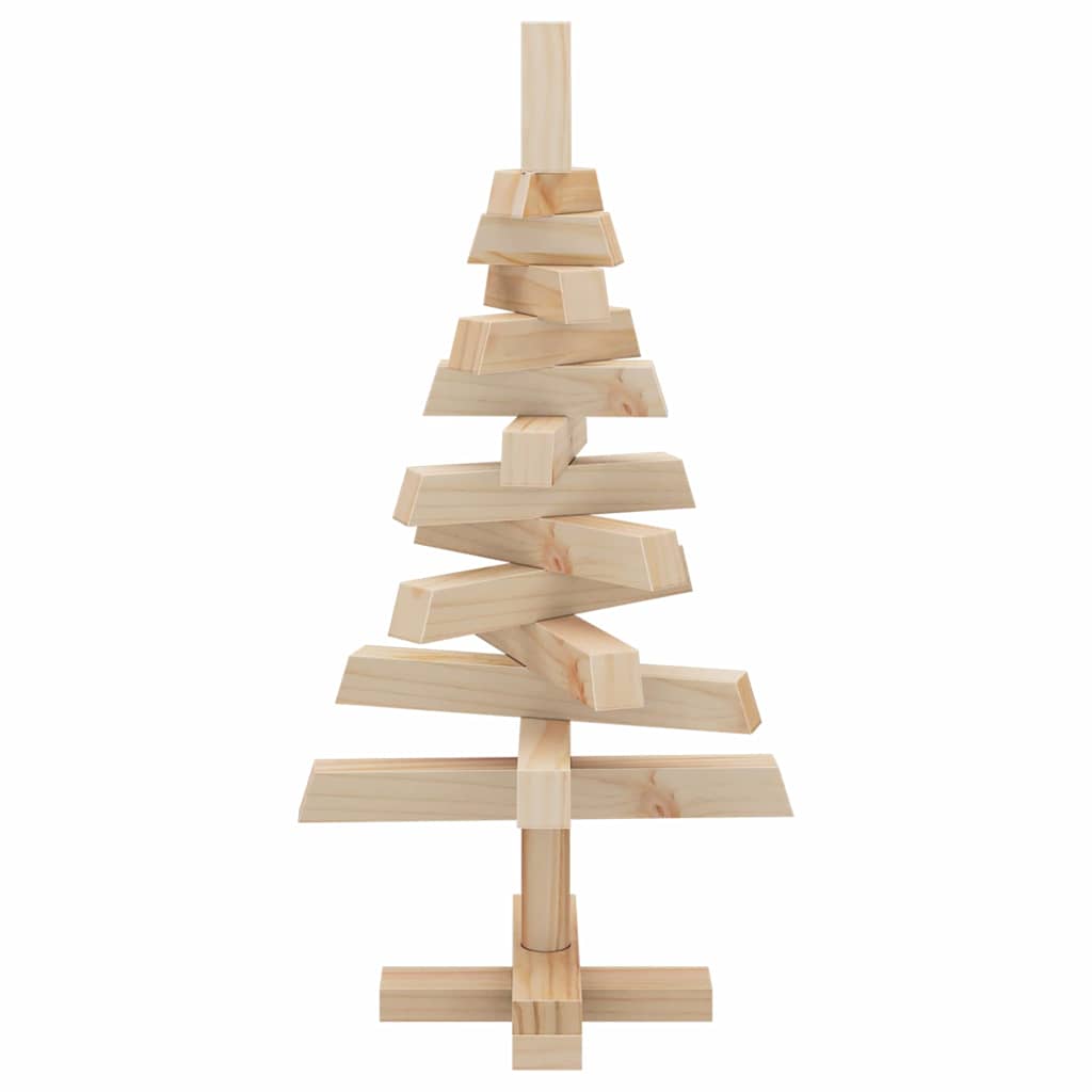 Alberi di Natale Naturale 60 cm Legno di pino massello