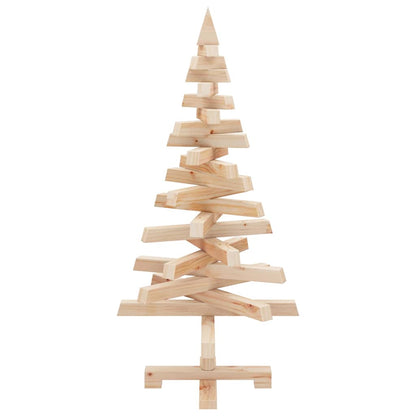 Alberi di Natale Naturale 90 cm Legno di pino massello