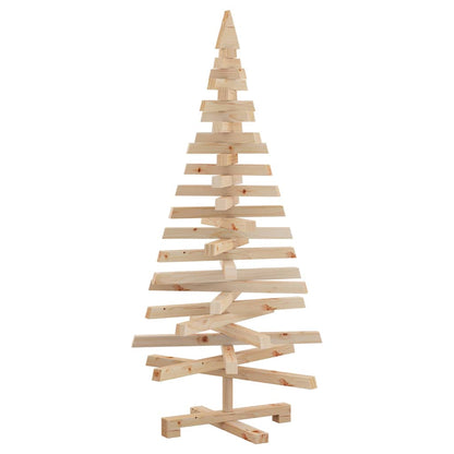 Alberi di Natale Naturale 120 cm Legno di pino massello