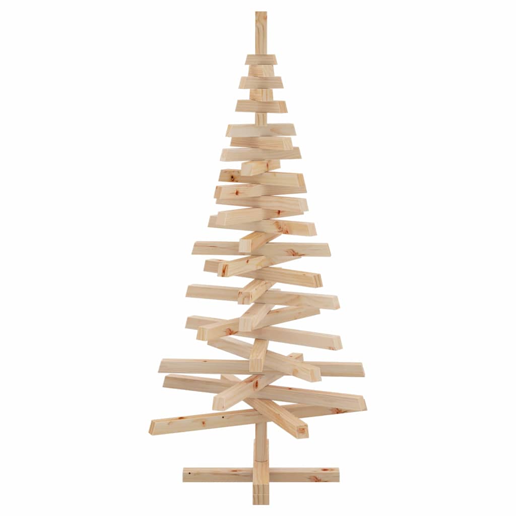 Alberi di Natale Naturale 120 cm Legno di pino massello