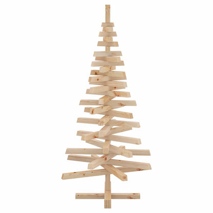 Alberi di Natale Naturale 120 cm Legno di pino massello