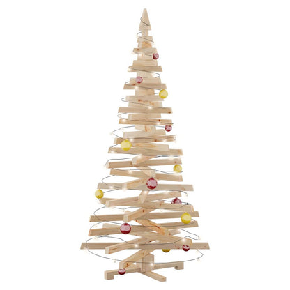 Alberi di Natale Naturale 180 cm Legno di pino massello