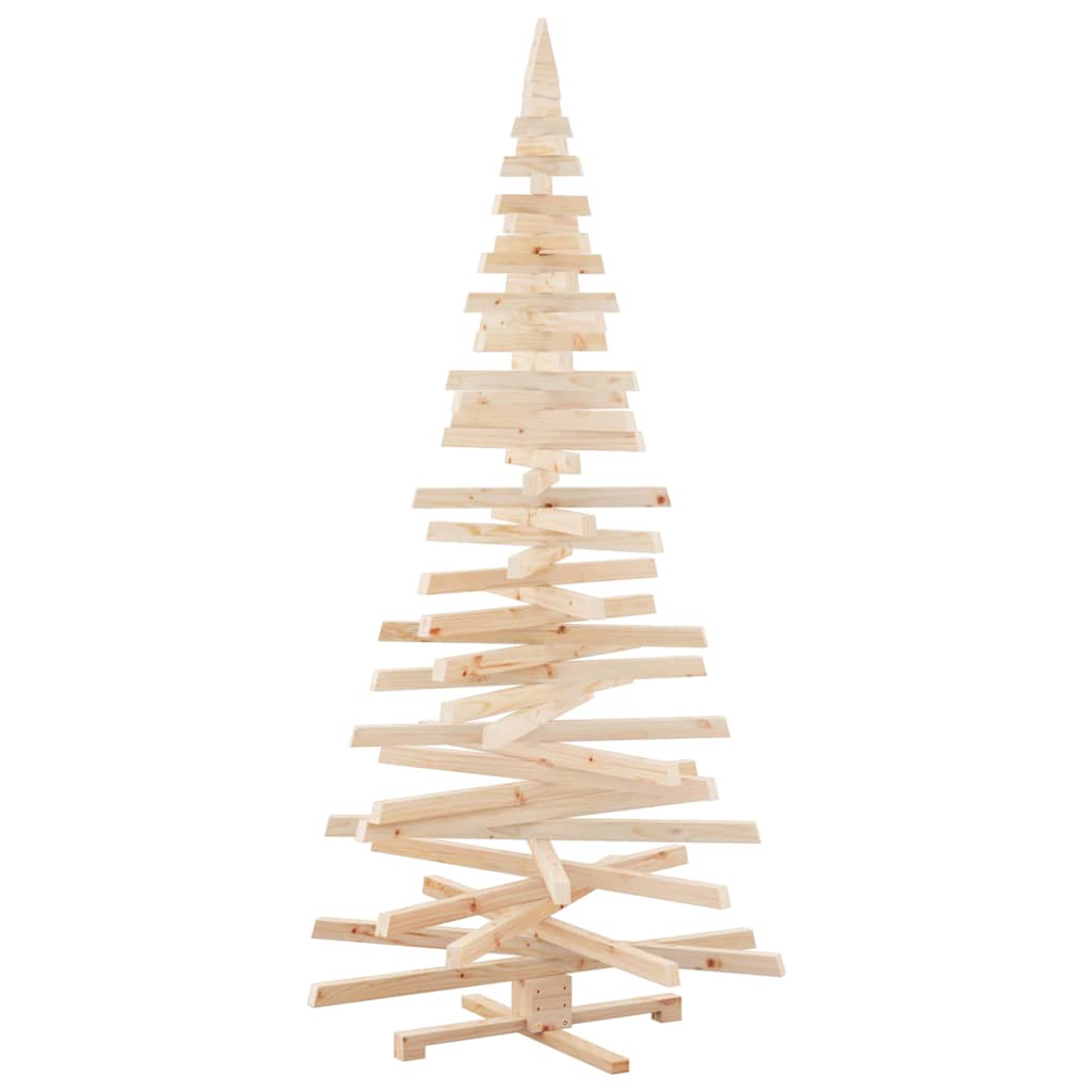 Alberi di Natale Naturale 210 cm Legno di pino massello