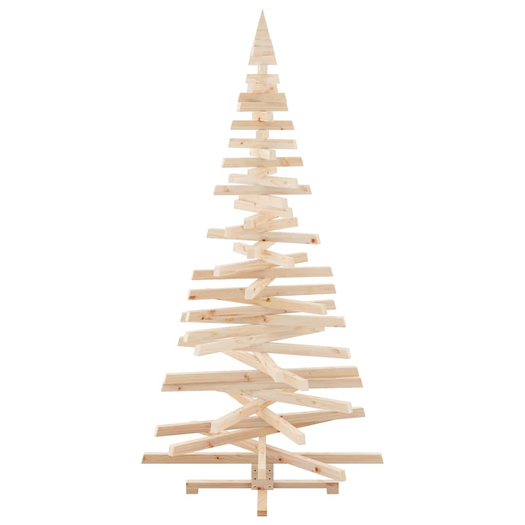 Alberi di Natale Naturale 210 cm Legno di pino massello