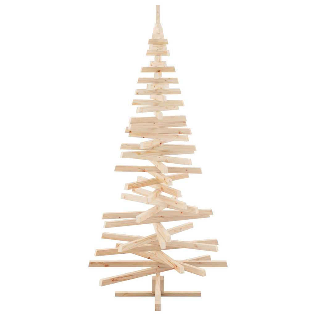 Alberi di Natale Naturale 210 cm Legno di pino massello