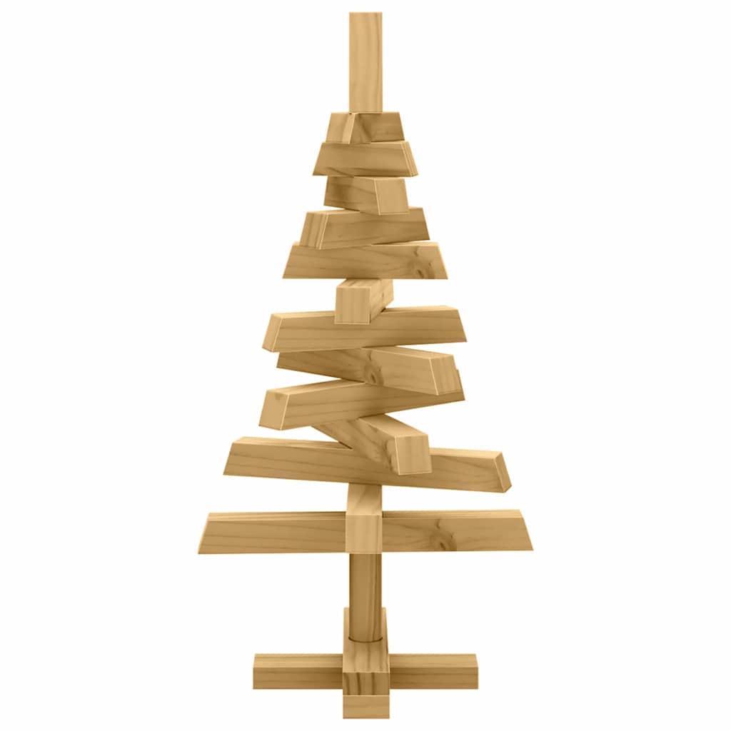 Alberi di Natale Marrone 60 cm Legno di pino massello