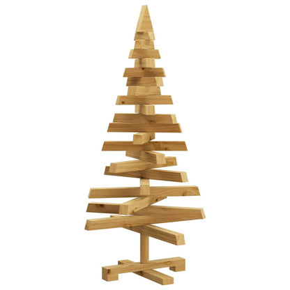 Alberi di Natale Marrone 90 cm Legno di pino massello