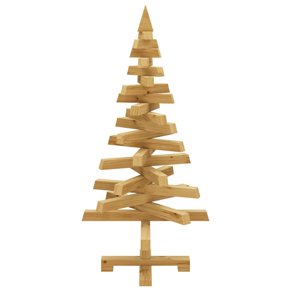 Alberi di Natale Marrone 90 cm Legno di pino massello