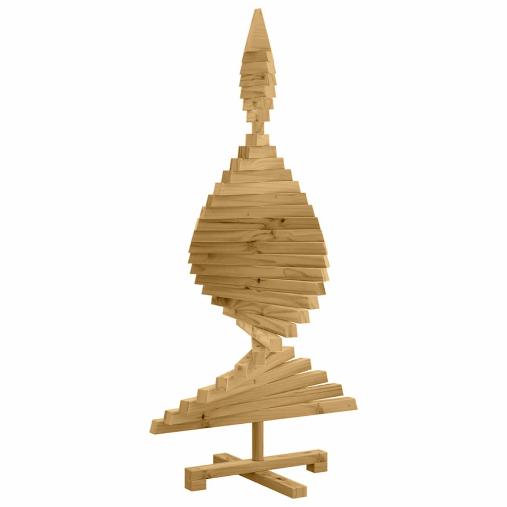 Alberi di Natale Marrone 120 cm Legno di pino massello