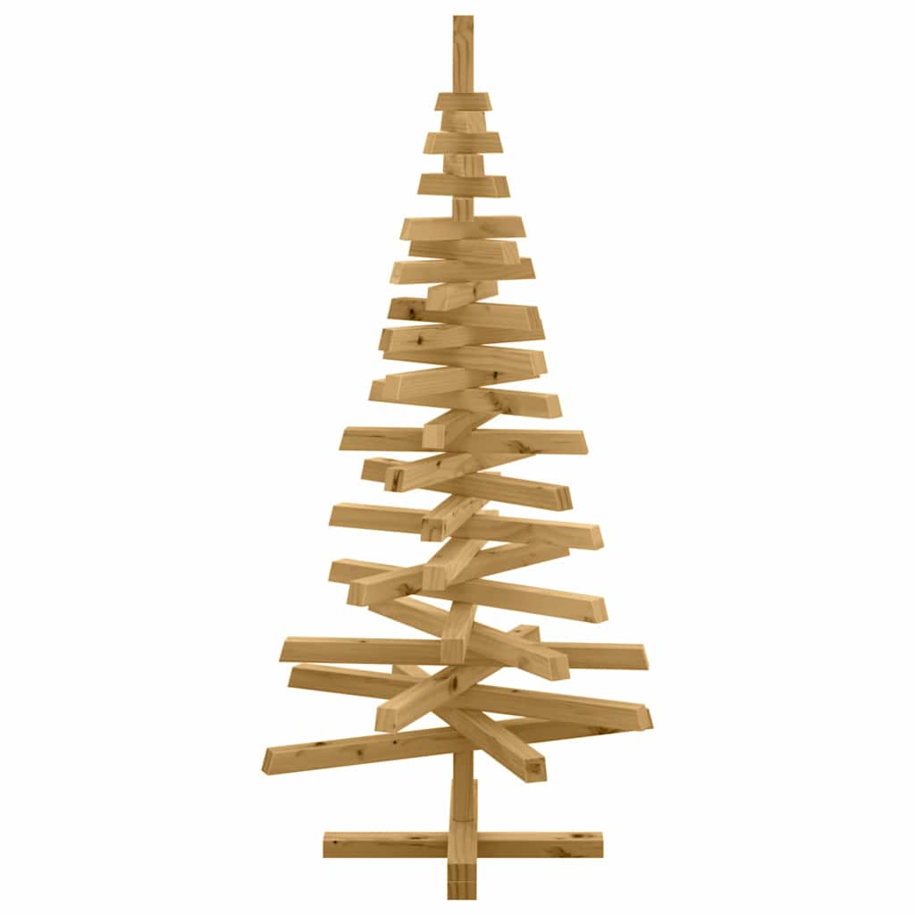 Alberi di Natale Marrone 120 cm Legno di pino massello