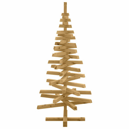 Alberi di Natale Marrone 120 cm Legno di pino massello