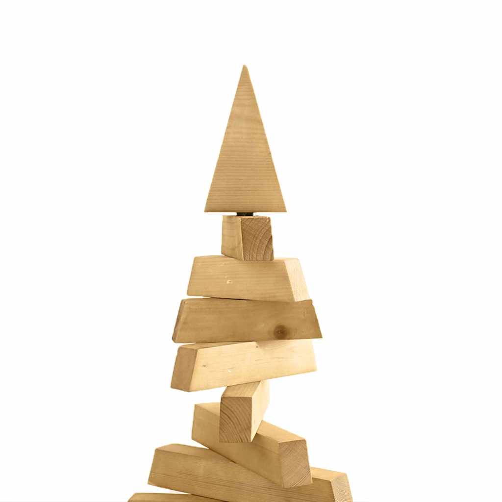 Alberi di Natale Marrone 150 cm Legno di pino massello