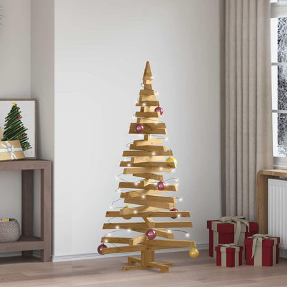 Alberi di Natale Marrone 150 cm Legno di pino massello
