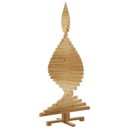 Alberi di Natale Marrone 150 cm Legno di pino massello