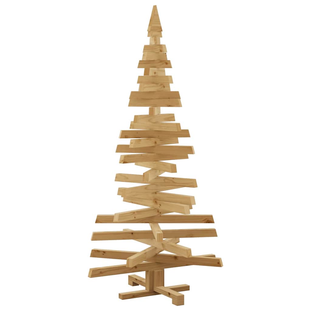 Alberi di Natale Marrone 150 cm Legno di pino massello