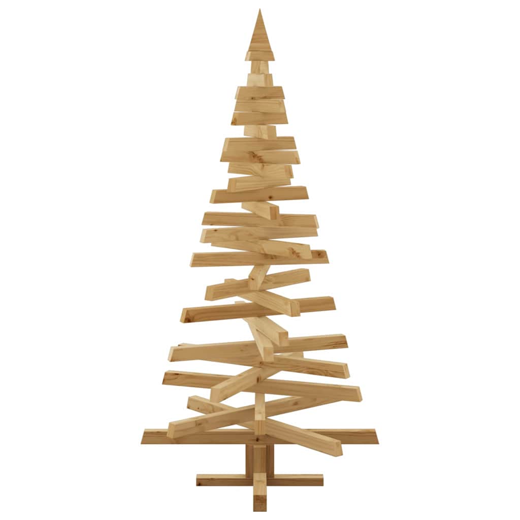 Alberi di Natale Marrone 150 cm Legno di pino massello