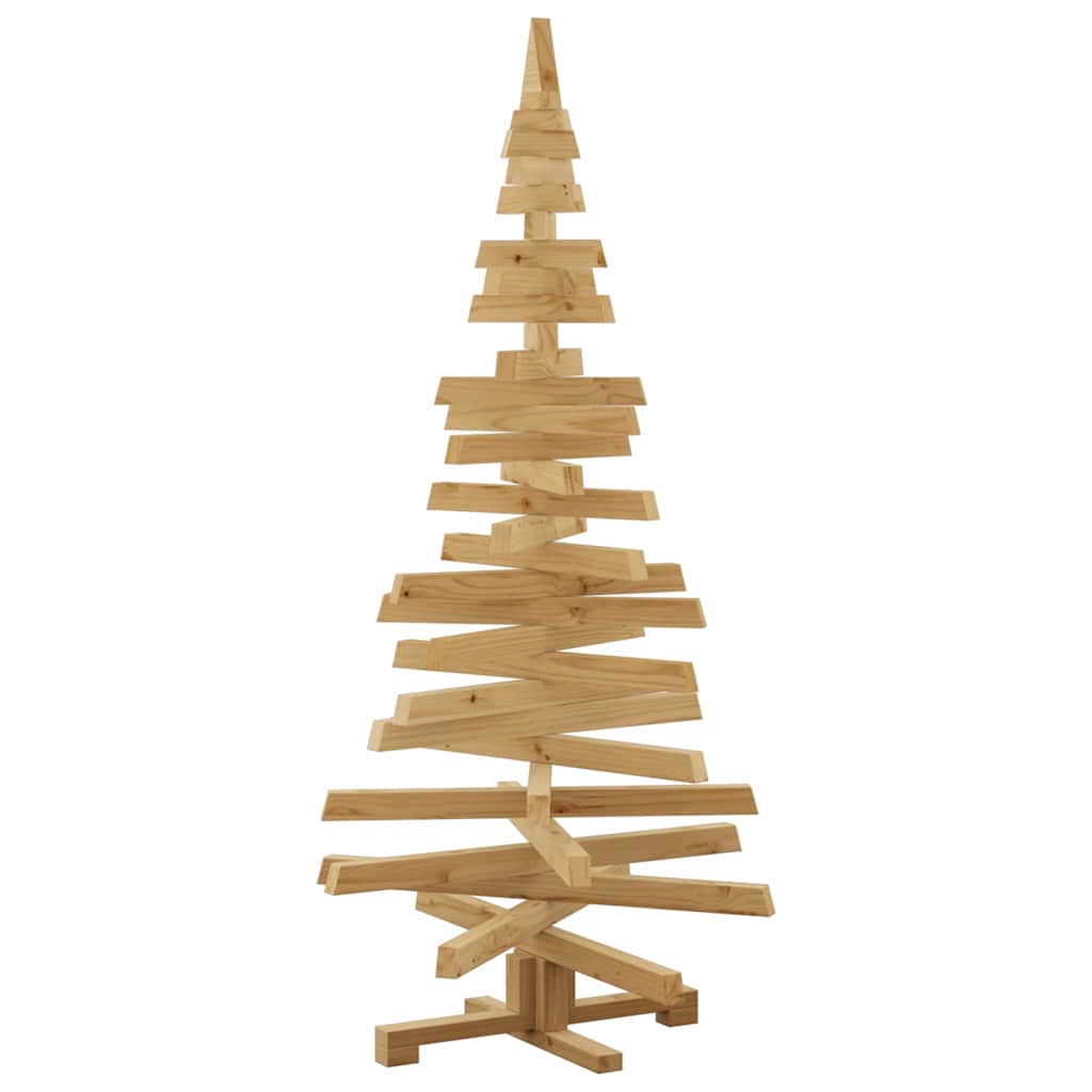 Alberi di Natale Marrone 150 cm Legno di pino massello