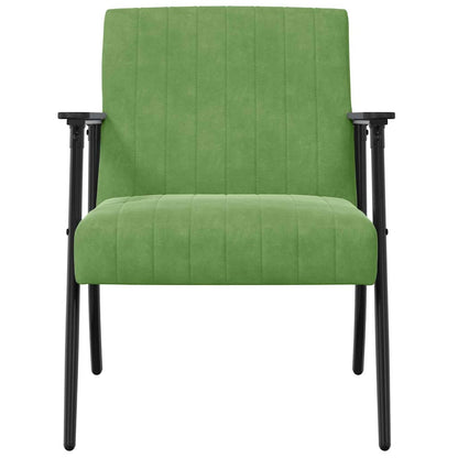 poltrona Verde chiaro 59 x 75 x 78 cm Velluto
