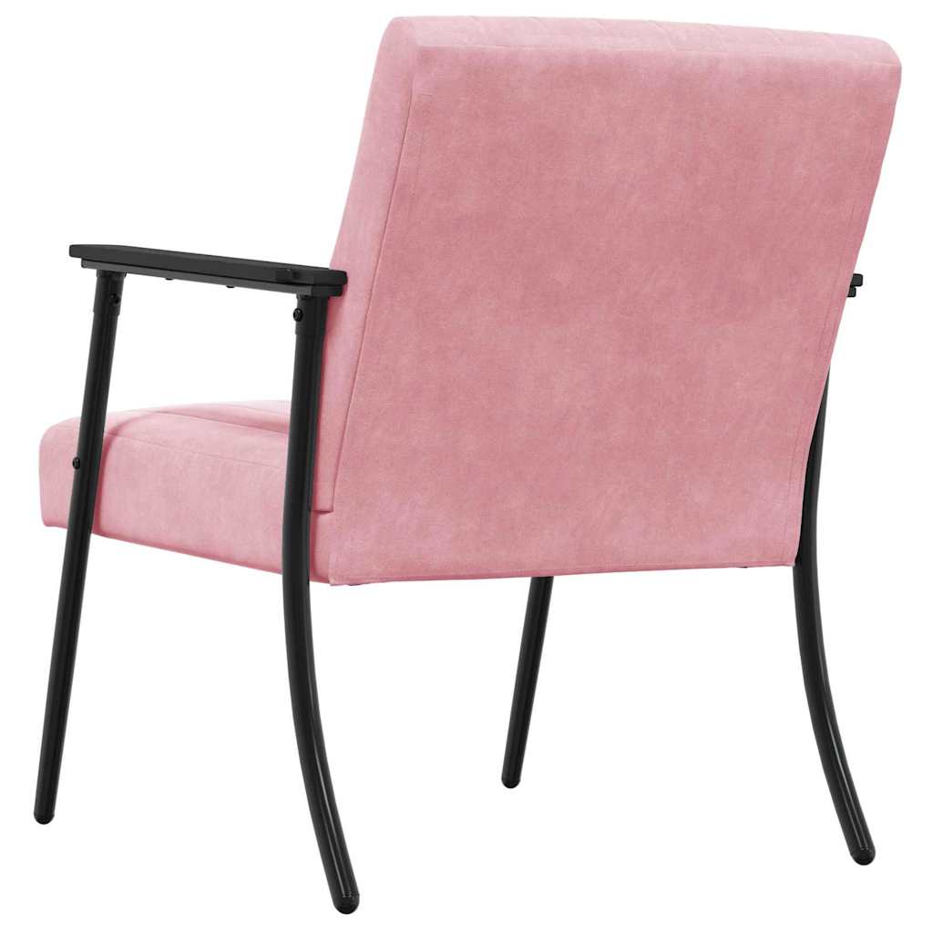poltrona Rosa 59 x 75 x 78 cm Velluto