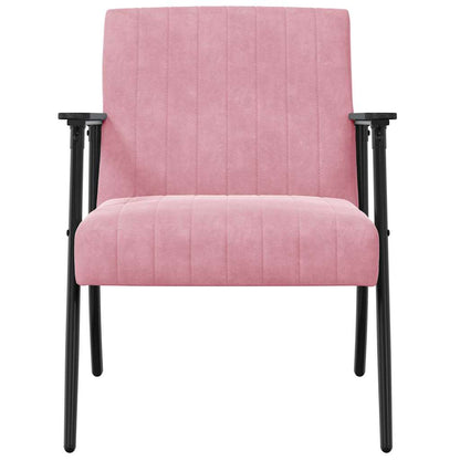 poltrona Rosa 59 x 75 x 78 cm Velluto