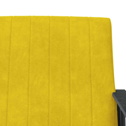 poltrona Giallo 59 x 75 x 78 cm Velluto