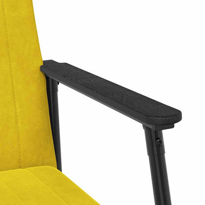 poltrona Giallo 59 x 75 x 78 cm Velluto