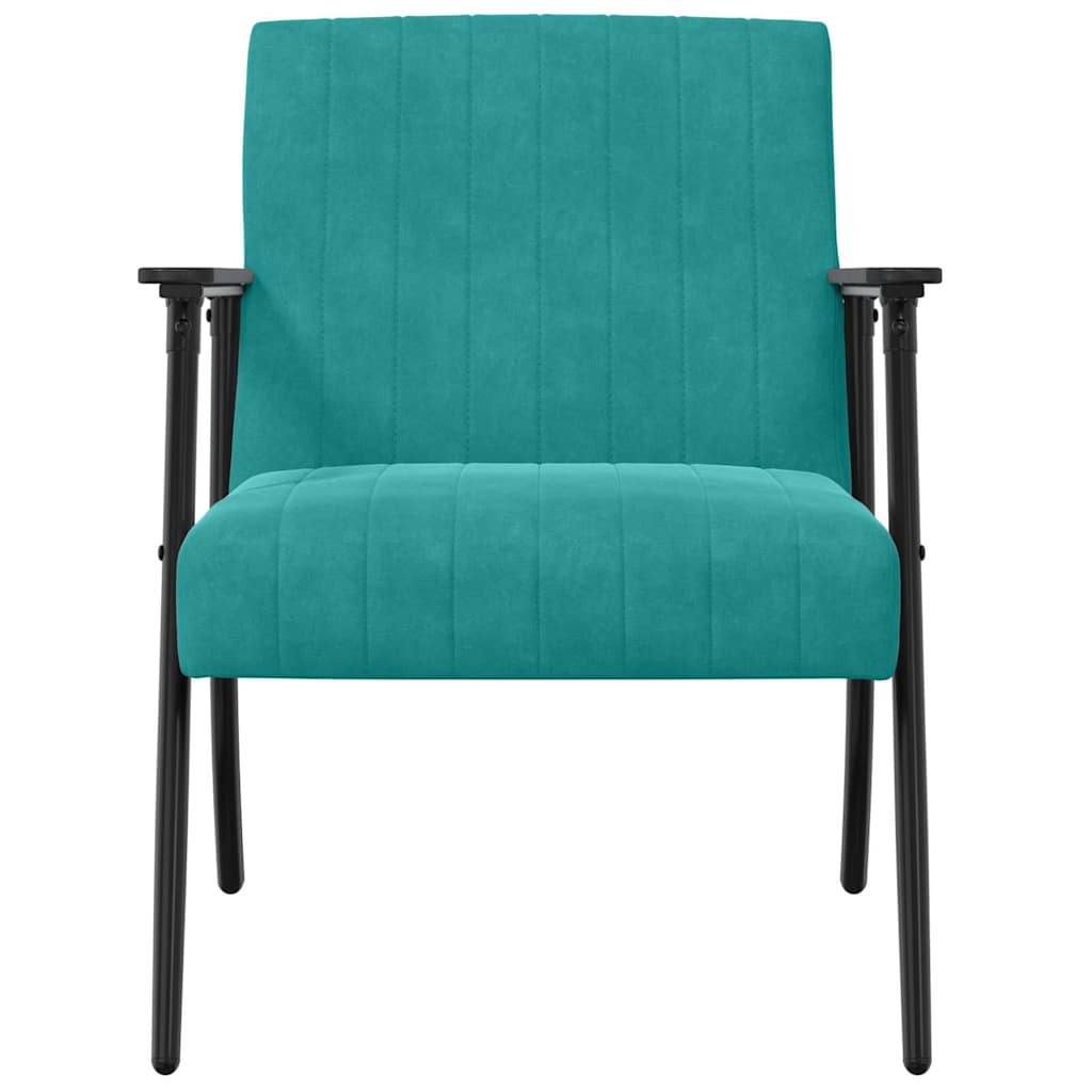 poltrona Turchese 59 x 75 x 78 cm Velluto | homemem39
