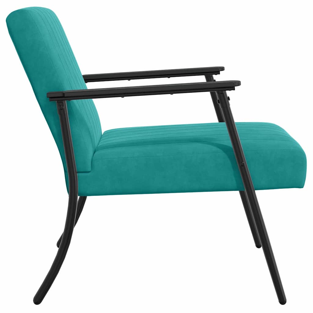 poltrona Turchese 59 x 75 x 78 cm Velluto | homemem39
