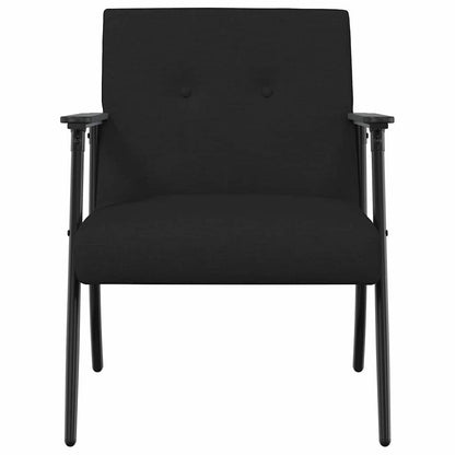 poltrona Nero 59 x 75 x 78 cm Tessuto