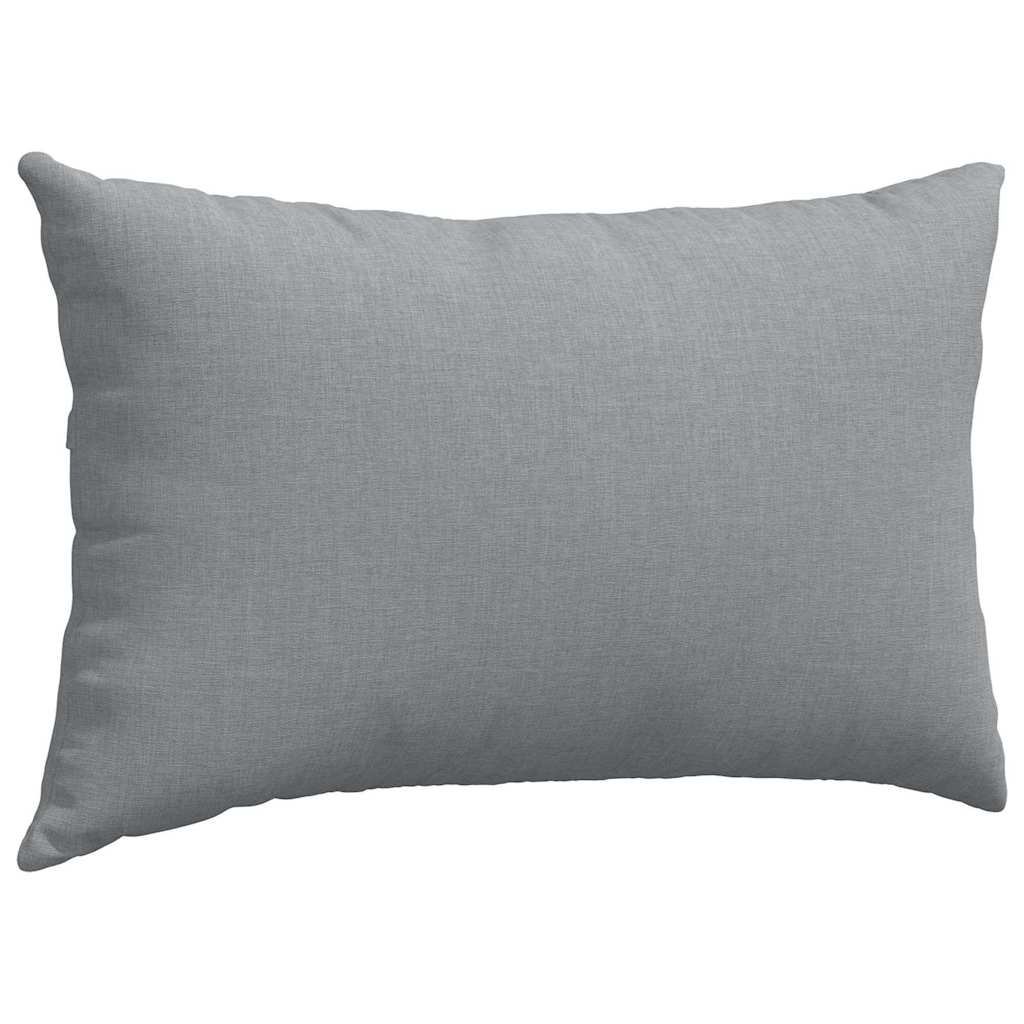 Cuscini da Divano 2 pcs Grigio chiaro 50 x 30 cm Tessuto | homemem39