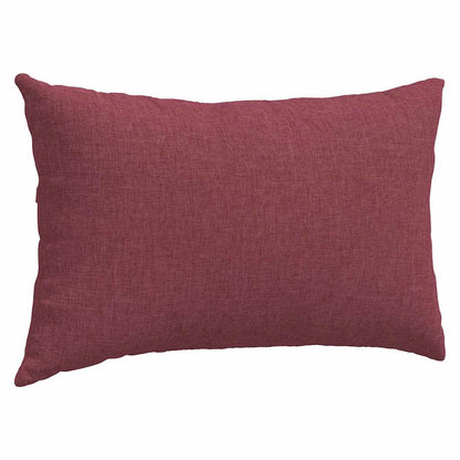 Cuscini da Divano 2 pcs Rosso Vino 50 x 30 cm Tessuto | homemem39