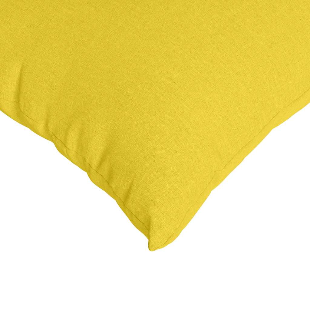 Cuscini da Divano 2 pcs Giallo Chiaro 50 x 30 cm Tessuto | homemem39
