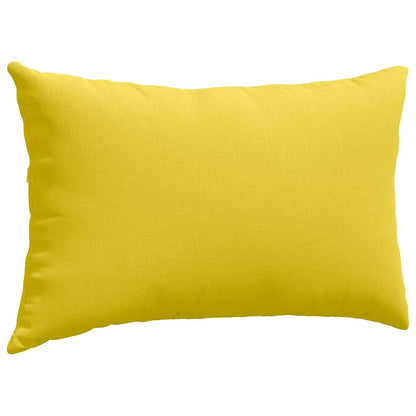 Cuscini da Divano 2 pcs Giallo Chiaro 50 x 30 cm Tessuto | homemem39